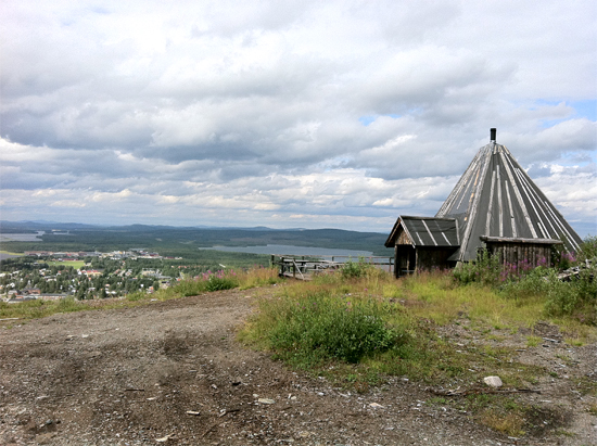 På toppen av Malå-berget